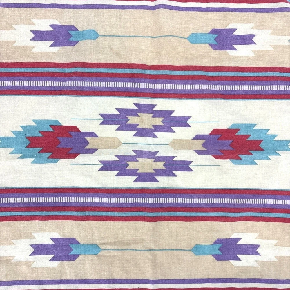 Vtg Hav-A-Hank Bandana Native Scarf Hankie Southwest Aztec USA Made